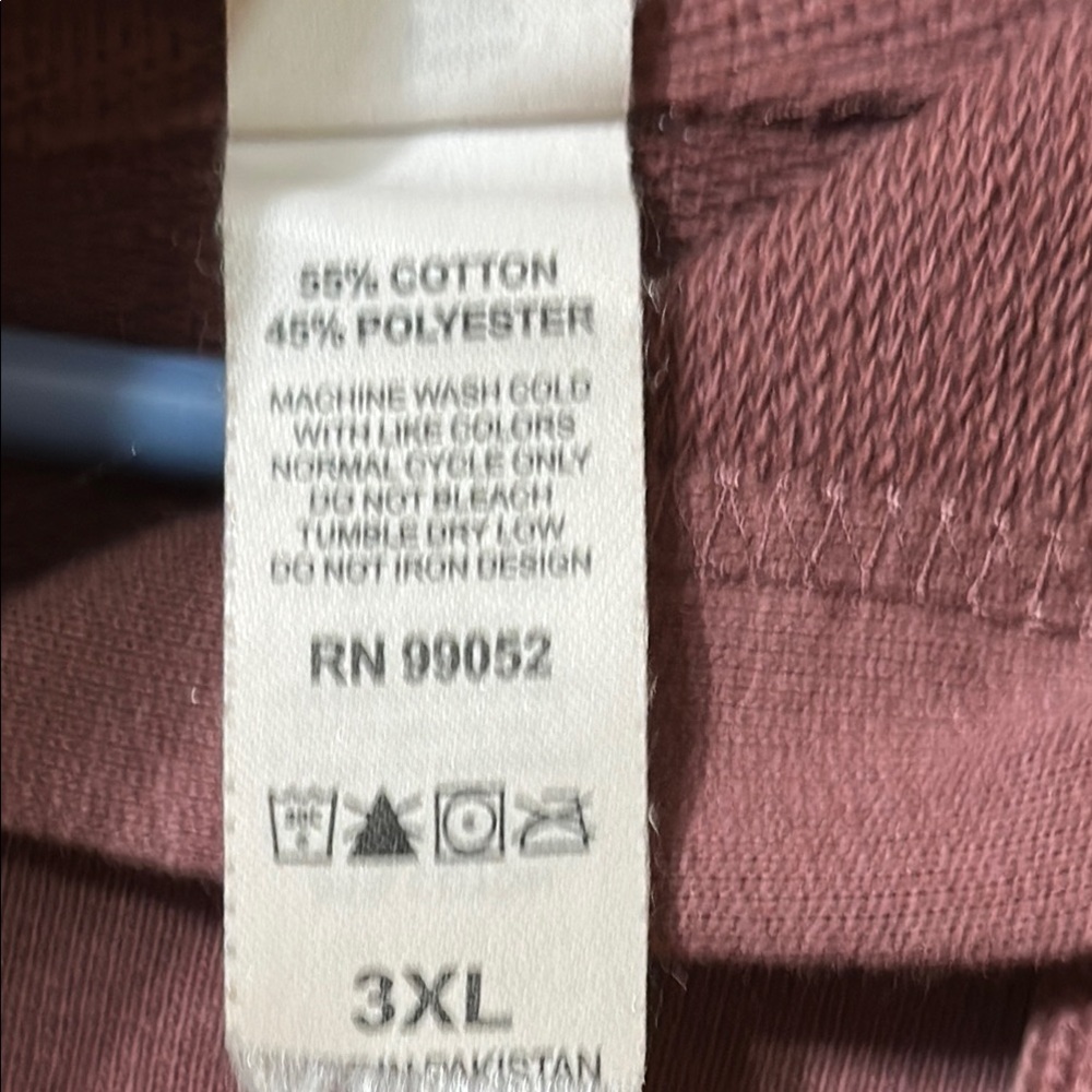 Brownish Purple Sweatshirt with Text Graphics * runs small - Picture 3 of 6